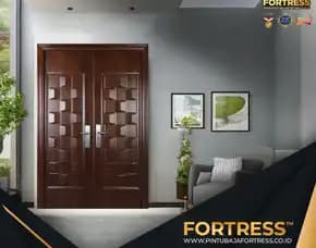 (Fortress) Pintu Kamar Mandi Dari Baja Ringan 1 Daun Di Palu