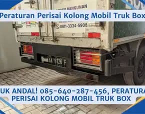 Bisnis Lancar, Peraturan Perisai Kolong Mobil Truk Box