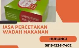 Termurah!! Jasa Cetak Box Makanan Di Klaten