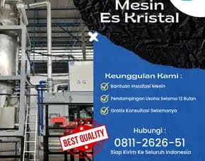 Harga Mesin Es Batu Kristal, Maluku, Kab. Maluku Barat Daya