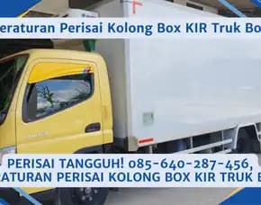 Perisai Tangguh, Peraturan Perisai Kolong Box Kir Truk Box
