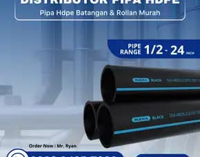Pusat Pipa Hdpe Batangan & Rollan