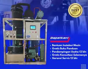 Harga Mesin Pembuat Es Batu Kristal Donggala, Sulteng