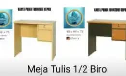 Meja Tulis Kantor Kecil Ukuran 80x40x75 Ada Rak, Laci, Kunci Kuat Dan Awet Spesial 485.000