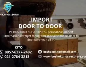 Jasa Import Door To Door Terpercaya Bnex Cargo