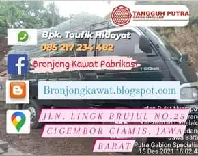 Murah !!! Jual Bronjong Kawat Manual Di Kundur, Karimun