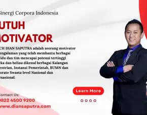 Pembicara Motivator Trenggalek, Terpercaya & Solutif, Dian Saputra