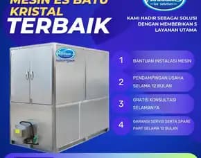 Harga Mesin Pembuat Es Batu, Makassar Sulsel