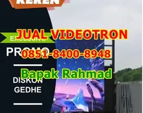 Wea (08x51 84oo 89x48) Jual Videotron Indoor Di Bima