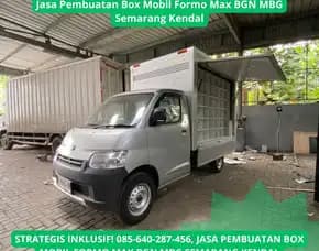 Informatif Inspiratif, Jasa Pembuatan Box Mobil Formo Max Bgn Mbg Semarang Kendal