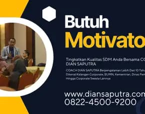 Trainer Capacity Building Bangka Belitung, Terpercaya & Solutif, Dian Saputra