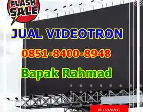 Wa 0851-84oo-8948, Jual Videotron Gedung Di Bontang