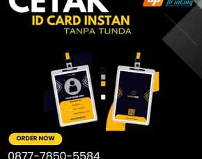 Tanpa Tunda, Wa./Call 0877-7850-5584, Cetak Id Card Instan, Di Benda Tangerang