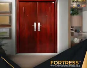 (Fortress) Pintu Baja Fortress 1 Daun Di Palu