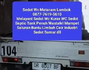 0877-7619-5610 Jasa Sedot Wc Mataram