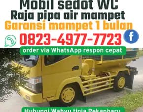 Sedot Wc Pipa Mampet Pekanbaru