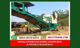 Fabrikasi Stone Crusher Alat Pemecah Batu Split Cilegon