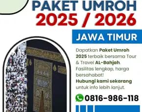 Paket Umroh Eksklusif 2025 Kromengan Malang Al Bahjah