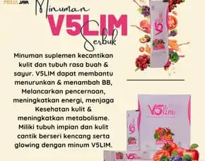 V5lim : Suplemen Kecantikan & Kesehatan Tubuh Dengan Rasa Buah & Sayur 0822-3125-0851 (Ibu Putri)