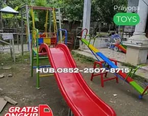 Contoh Ayunan Besi Custom Dan Perosotan Anak Kec Candi Sidoarjo