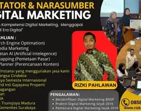 Call Trainer Narasumber Bisnis Digital Marketing Bnsp Kemensos Tanjung Pinang Tangerang Rizki Pahlawan