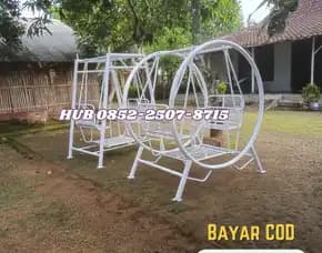 Inspirasi Ayunan Besi Pakai Atap Cocok Untuk Taman Rumah Kekinian Kec Kayen Pati