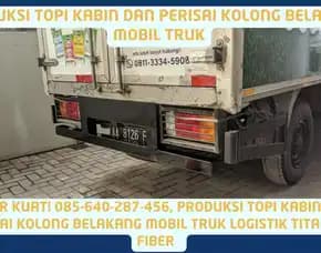 Tahan Segala Cuaca! Produksi Mahkota Kabin Dan Perisai Kolong Belakang Mobil Truk Logistik Titanium Fiber