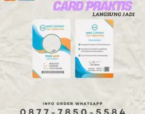 Langsung Jadi, Wa./Call 0877-7850-5584, Cetak Id Card Praktis, Di Benda Tangerang