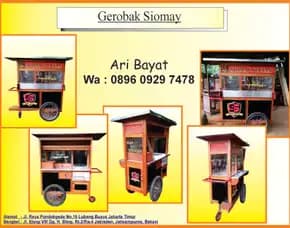 Gerobak Kayu Siomay Murah Terdekat Jakarta