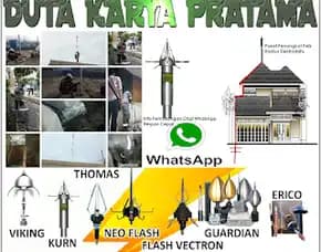 Update Harga - Toko Online - Teknisi Jasa Pemasangan Penangkal Petir Rumah, Pabrik Di Ngamprah ^ Padalarang ~ Bandung Barat
