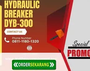 Hydraulic Breaker Excavator Tipe Lurus Dyb300 (4-7 Ton) (Sb40) Bengkayang