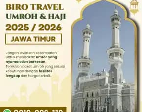 Biro Tour Umroh Sanan Wetan Blitar Al Bahjah