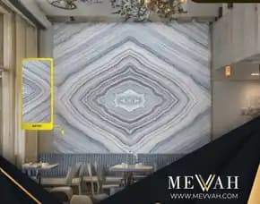 (Mevvah) Jual Wall Panel Marmer Abu Abu Di Landak