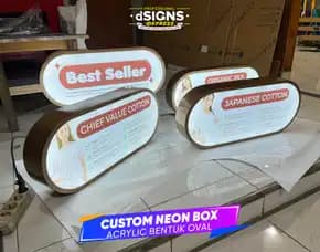 Jasa Neon Box Akrilik - Bekasi