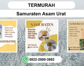 Termurah, 0822-2000-3882 Distributor Samuraten Asam Urat Tuban