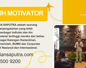 Trainer Marketing Bekasi, Terpercaya & Solutif, Dian Saputra