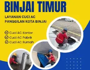Cuci Ac Kantor Binjai Timur 0823. 6662. 3838