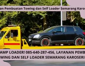 Vortex Loader! Layanan Pembuatan Towing Dan Self Loader Semarang Karoseri K3