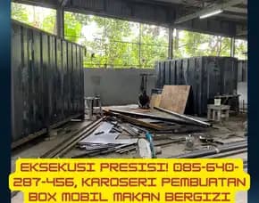 Eksekusi Presisi, Karoseri Pembuatan Box Mobil Makan Bergizi Gratis Semarang Kendal