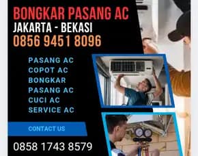 0856 9451 8096 Bongkar Pasang Ac, Copot Ac, Pasang Ac Daerah Cempaka Putih Jakarta Pusat