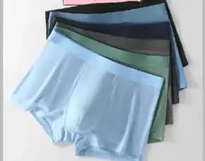 Celana Dalam Pria Boxer Antibakteri Ice Silk Elastis
