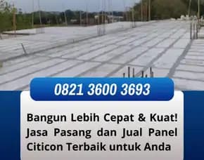 Pilihan Terbaik 0821  3600 3693 Jual Panel Lantai Citicon Jawa Tengah