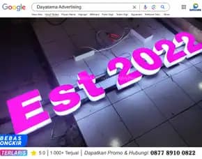 Dayatama Advertising - Jasa Huruf Timbul Cimahi - Bandung