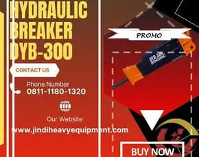 Hydraulic Breaker Excavator Tipe Lurus Dyb300 (4-7 Ton) (Sb40) Ketapang