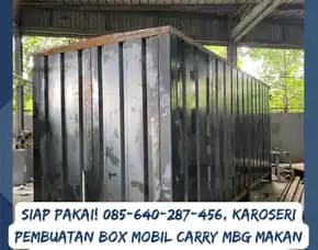 Siap Pakai, Karoseri Pembuatan Box Mobil Carry Mbg Makan Bergizi Gratis Semarang Jepara
