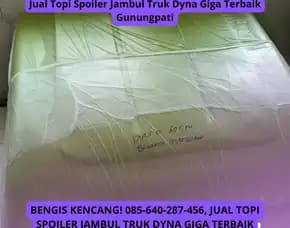 Hemat Bbm, Pembuatan Topi Spoiler Jambul Truk Dyna Giga Terbaik Gunungpati