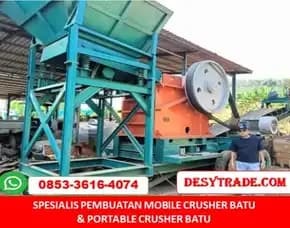 Fabrikasi Crusher Alat Penghancur Batu Bijih Timah Pangkalpinang