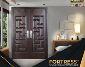 (Fortress) Pintu Rumah Baja Ringan 1 Daun Di Palu