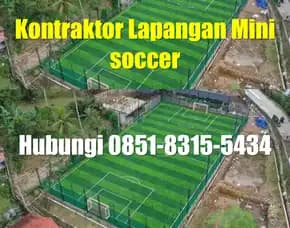 Termurah Kontraktor Lapangan Mini Soccer Kabupaten S I A K Tualang