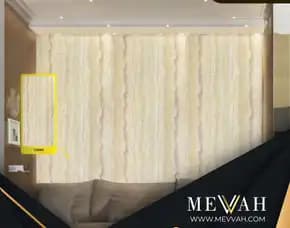 (Mevvah) Wall Panel Pvc Motif Marmer Krem Di Sekadau